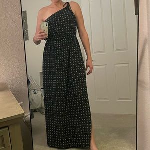 Madewell 100% silk One Shoulder Maxi Dress - M